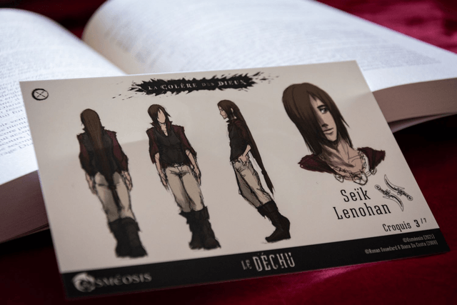 Cartes Illustrées "Le Déchu t.1" : fiches chara-design (spéciales Ulule)